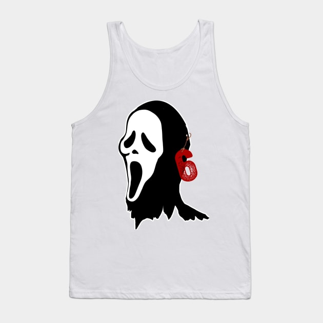 scream VI  (Scream 6)  scary horror movie graphic design by ironpalette Tank Top by ironpalette